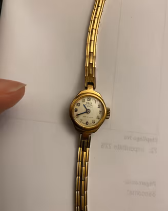 Oris Orologio Lady Vintage laminato oro