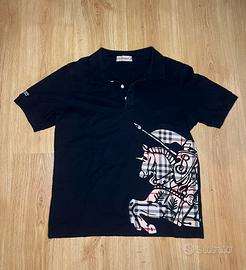Polo Burberry nera Taglia S uomo