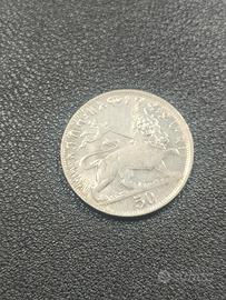 moneta 50 matonas 1931; Etiopia
