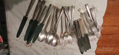 30 Posate vintage anni '50  in alpacca