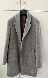 Cappotto Mango lana grigio taglia L