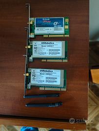 schede wireless vintage 