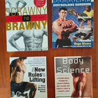 4 libri bodybuilding come nuovi dagli USA