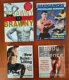 4 libri bodybuilding come nuovi dagli USA
