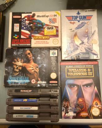 Giochi retro console SEGA NINTENDO SONY MICROSOFT