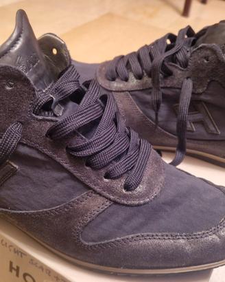 Hogan uomo scarpe taglia 44 Us 10 Blue pelle 