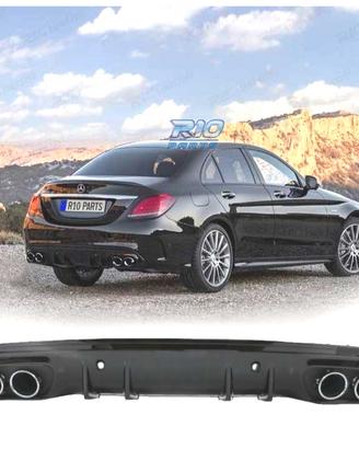 DIFFUSORE MERCEDES CLASSE C W205 SEDAN 14-20 AMG P
