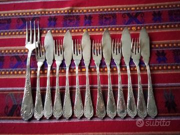 Servizio posate pesce argento 1000