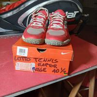 Scarpe da tennis rosse Lotto Raptor