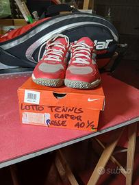 Scarpe da tennis rosse Lotto Raptor