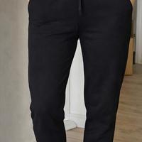 Pantaloni neri donna stile jogger – taglia L – com