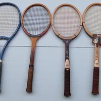 4 racchette tennis vintage 