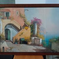 Quadro Vintage "Costiera" - A. Pisani 
