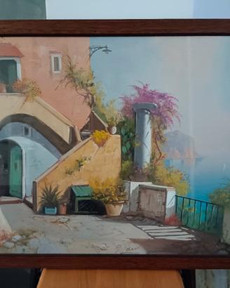Quadro Vintage "Costiera" - A. Pisani 
