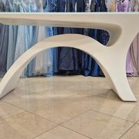 Tavolo Moderno Bianco in legno vetroresina 