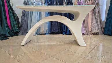 Tavolo Moderno Bianco in legno vetroresina 