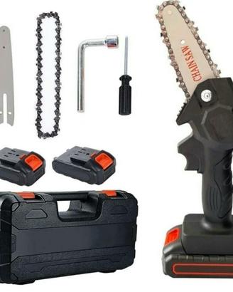 Motosega 6" con 2 batterie 48V