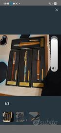 Lotto 4 penne stilografiche Hachette Swaroski