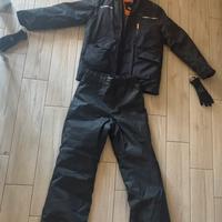 Completo sci colore grigio bambino