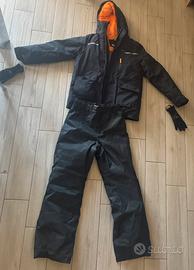 Completo sci colore grigio bambino