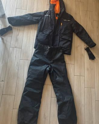 Completo sci colore grigio bambino