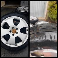 gomme estive + cerchi in lega 17 audi a3