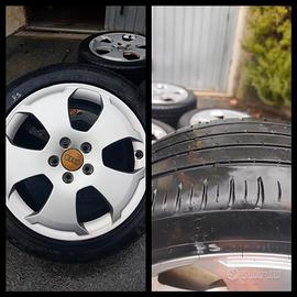 gomme estive + cerchi in lega 17 audi a3