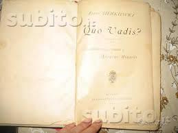 Quo Vadis? - Enrico Sienkiewicz - Ed. Treves 1901