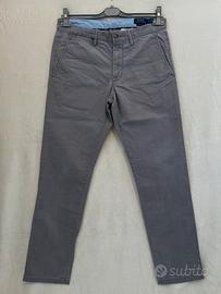 Polo Ralph Lauren chino strech fit grigio taglia M