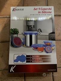 Set 4 coperchi in silicone Kasaviva