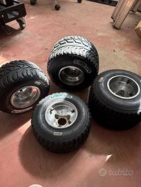 Cerchi pioggia free line con gomme