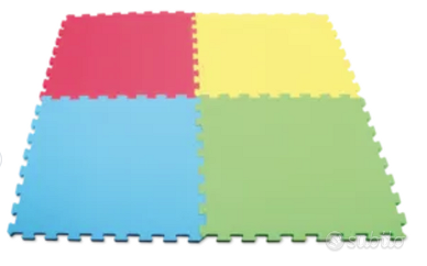 Tappeto gioco per bambini gomma 12 pezzi