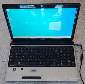 Toshiba L750D 15,6"QuadCore 640GB HD/ssd 6gb RAM