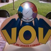 targa pubblicitaria a VOV termometro anni 60