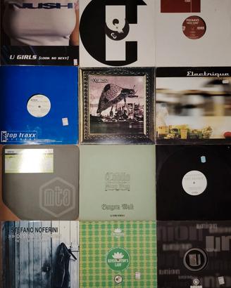 Lotto 12 vinili mix dance house anni 90 2000