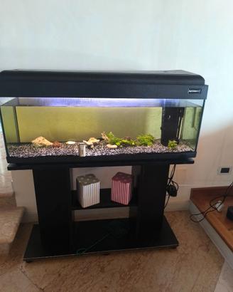 Acquario completo di mobile volume 120 litri