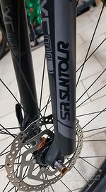 Forcella  mtb 150 mm e cerchio 29