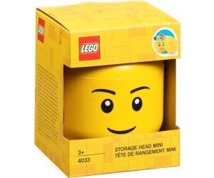 Lego testa contenitore con volto maschile piccola