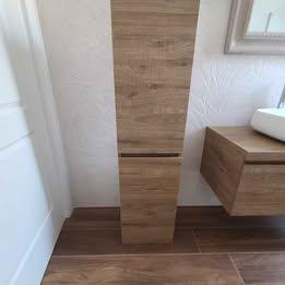 Colonna bagno QuboIperceramica. 2 ante reversibili