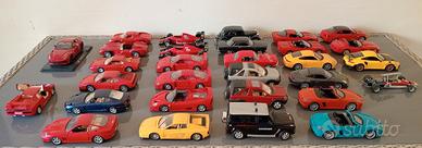 modellini 1/24 Ferrari Burago Porsche sportive 