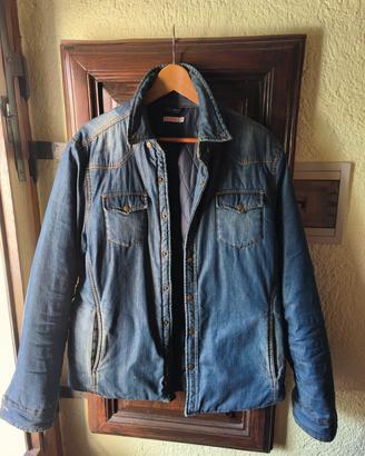 giacca jeans imbottita