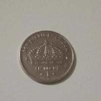 Moneta 1 Corona Svedese Anno 2002