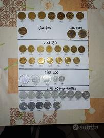 monete lire italiane per collezione 