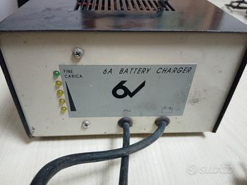 caricabatterie per batteria a 6V