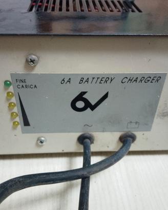 caricabatterie per batteria a 6V