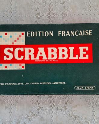 Gioco vintage Scrabble (francese), anni '50/'60