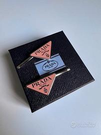 Prada ferma capelli metallo