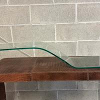 Mensola ondulina in vetro