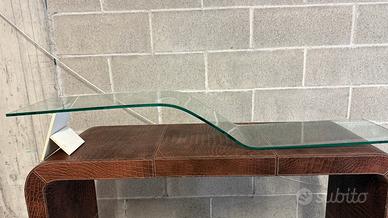 Mensola ondulina in vetro