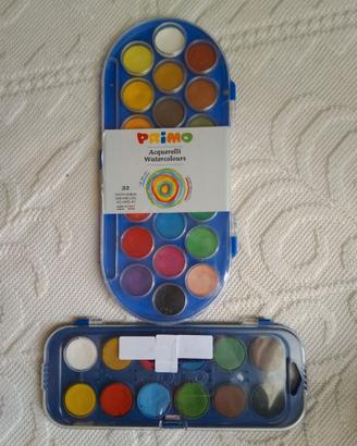 Acquerelli Primo 22 colori, Acquerelli Giotto 12